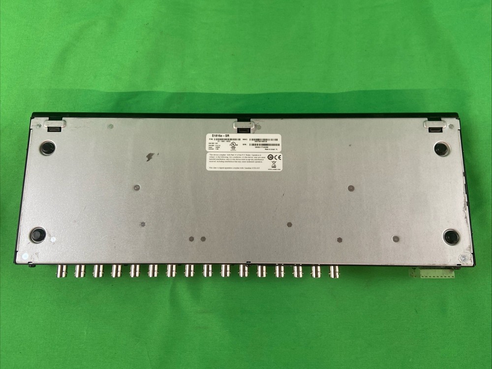Verint S1816e-SR 16-channel CCTV Video Encoder 21-640-4522