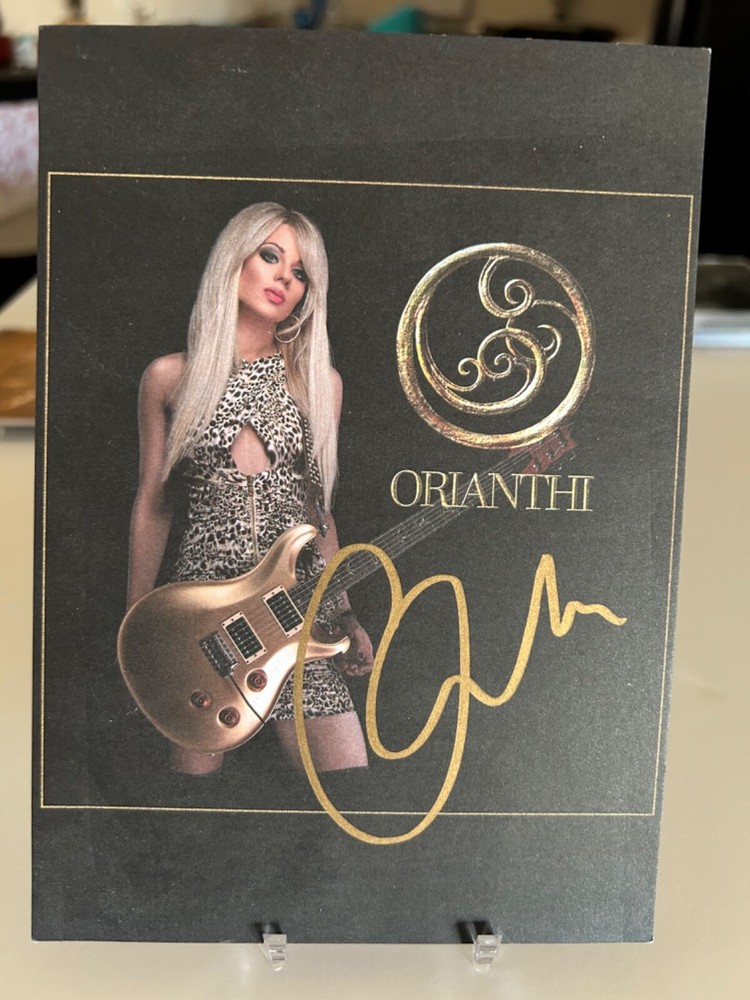 Orianthi Cd With Autographed Card