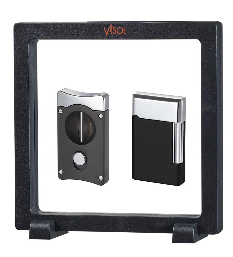 Visol Wedge V & Pyxis Floating Gift Set - Matte Black