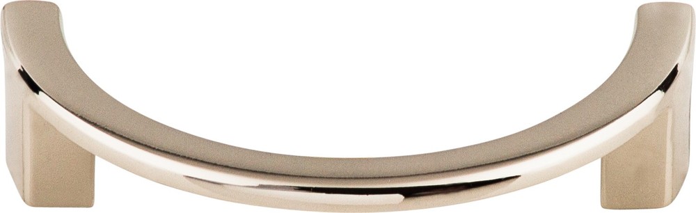 Top Knobs TK53PN Half Circle Open Pull 3 1/2" (c-c) Polished Nickel