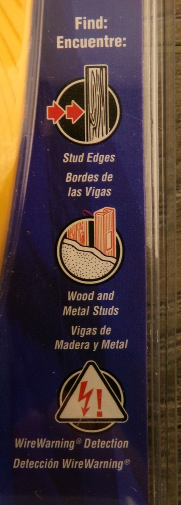 ZIRCON StudSensor e30, Stud Finder w/Wire Warning Detection, New A2