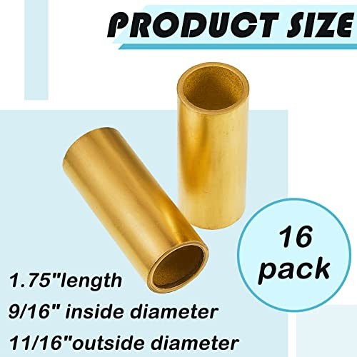 Pcs Trailer Leaf Spring Bushing Kit Brass Shackle Bushings for Trailer Axle 16