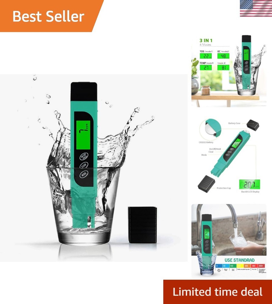 Portability Meets Precision: TDS Meter with Carrying Case for Water Testing