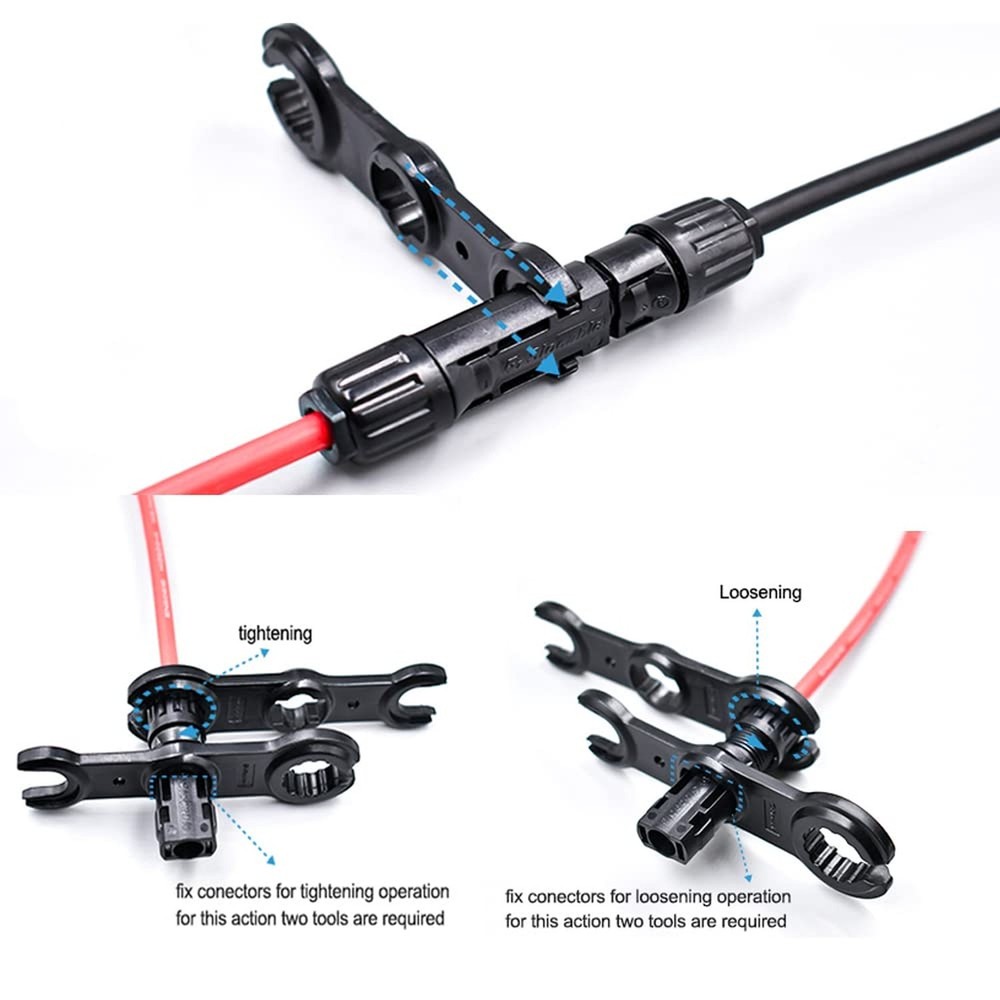 Solar Panel Connector Assembly Tool, Solar Wrenches/Spanner, Solar Disconnect...