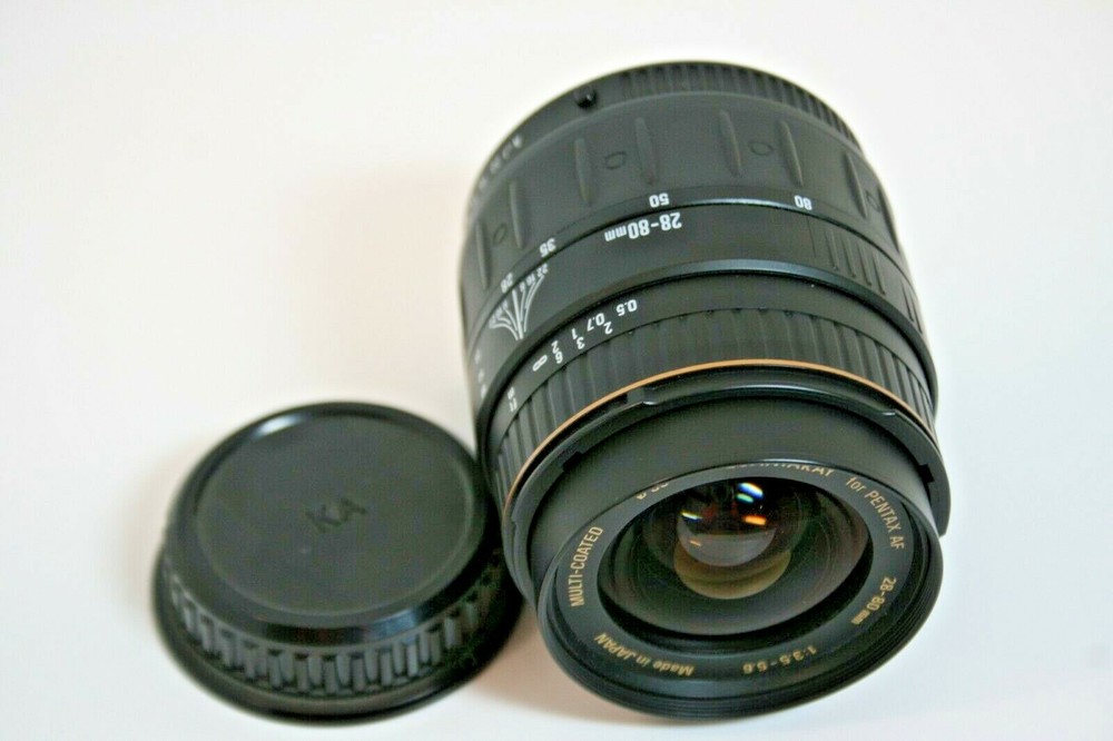 Pentax AF Quantaray Lens 28-80mm 1:3.5-5.6 Multi Coated Aspherical
