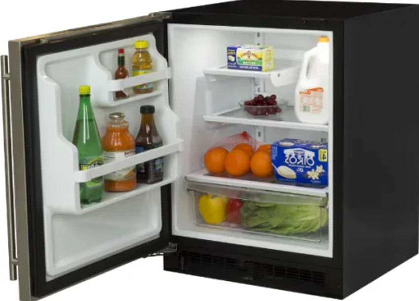 Marvel MARE224IS51A 24" Built-In Refrigerator 3 Shelves Left Hinge PANEL READY