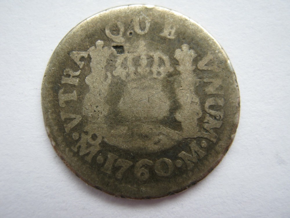 Mexico 1760 silver 1/2 Real Fair