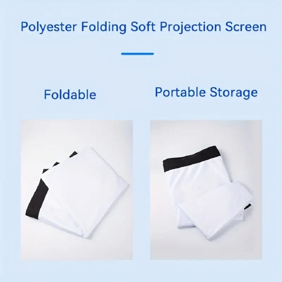 High definition foldable portable projection screen 100 inches
