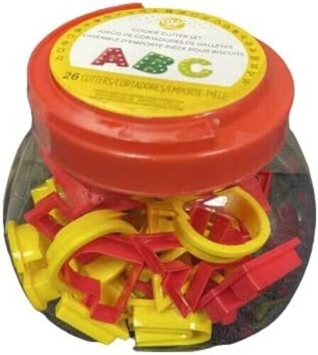 Wilton Cookie Cutter Set Plastic Letters 26 Pieces NEW