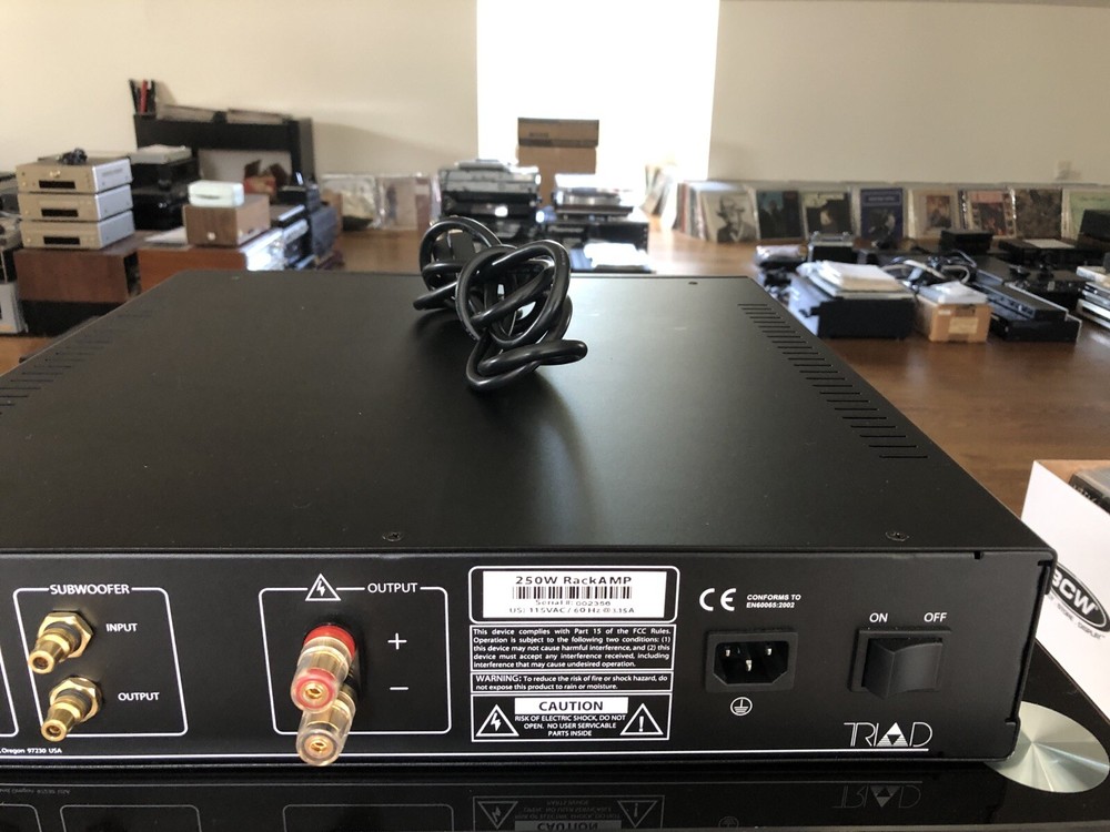 Triad 250 Watt Amplifier Perfect Working Condition