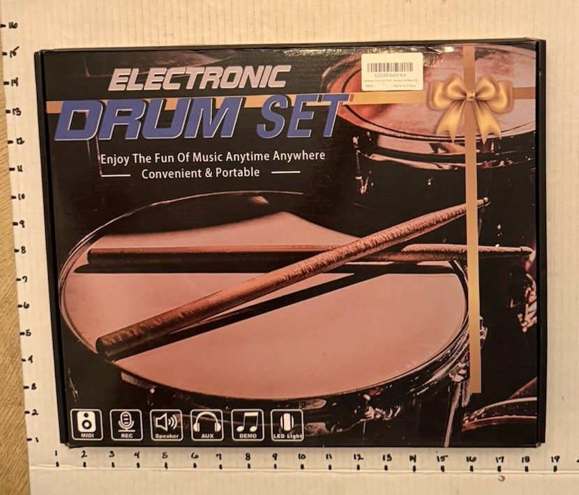 Electronic Portable Roll Up MIDI Practice Drum Pad