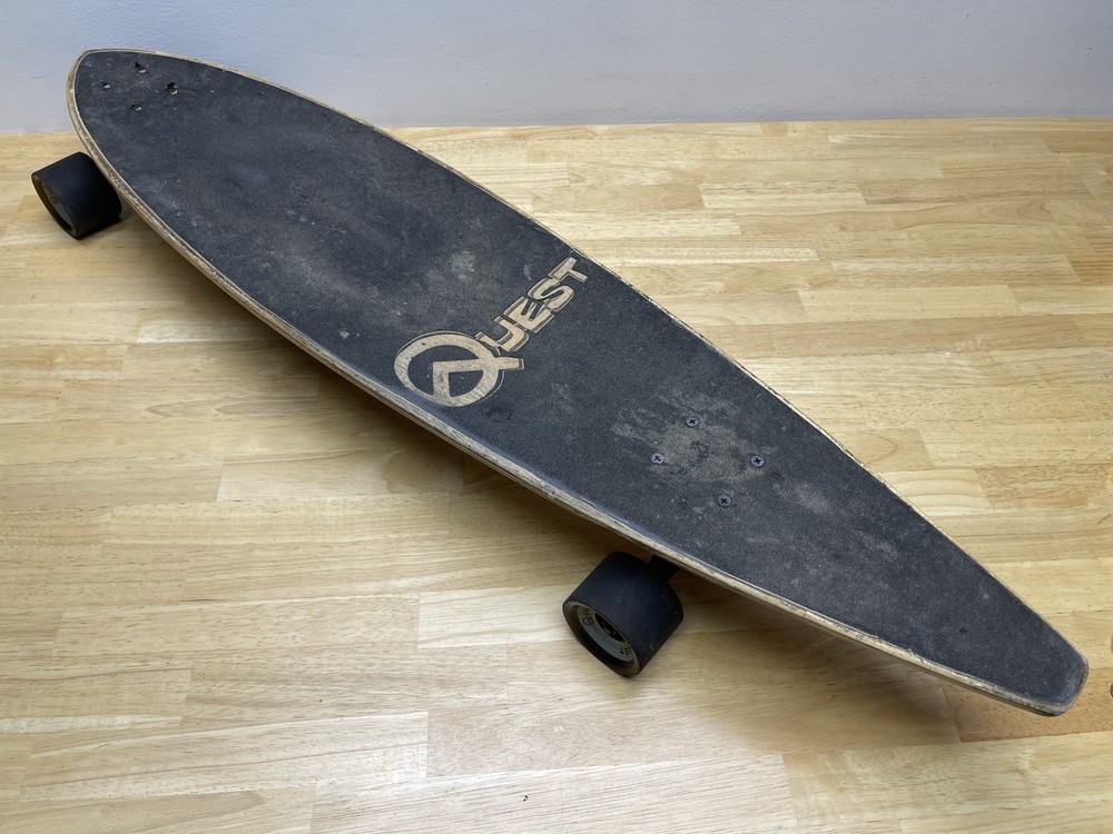 40" Quest Bamboo Longboard Skateboard Complete