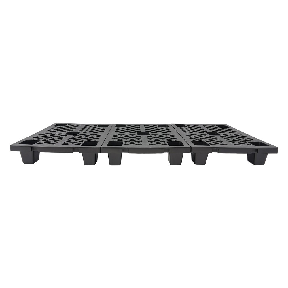 6-Pack Interlocking Plastic Pallets, Stackable, Anti-Slip, Heavy Duty