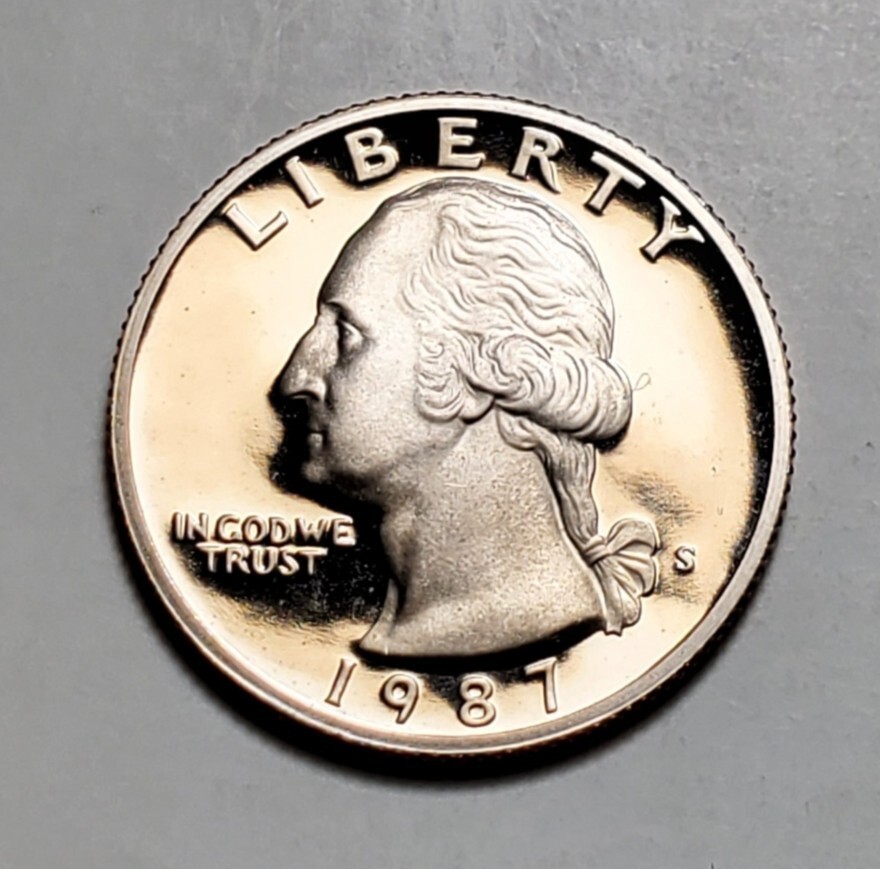 1987 S WASHINGTON QUARTER PROOF UNC #C5971