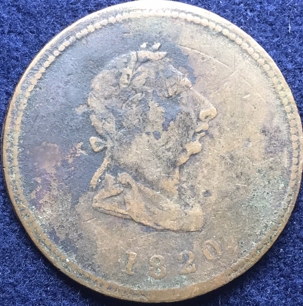 Lower Canada: 1820 1/2 Penny LC-57A1