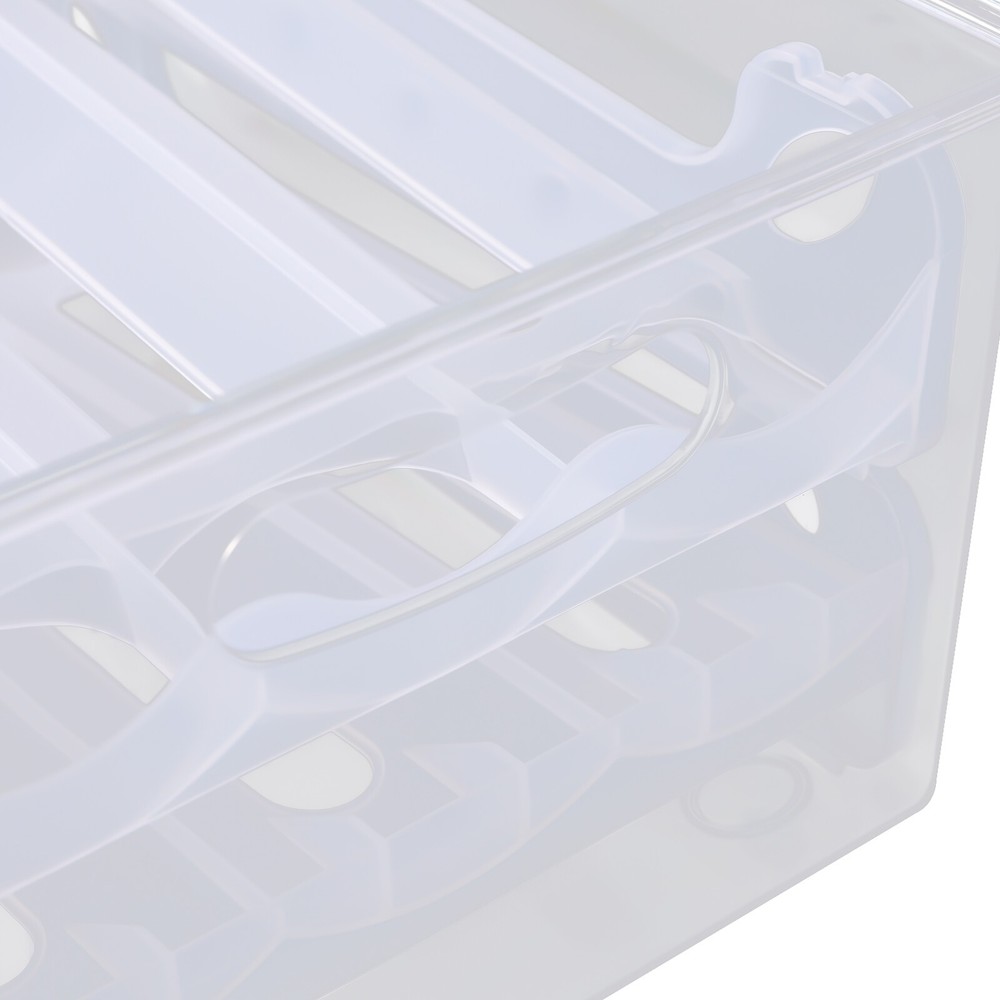 Egg Holder for Refrigerator Adjustable Egg Holder Storage Container for 36 Eggs