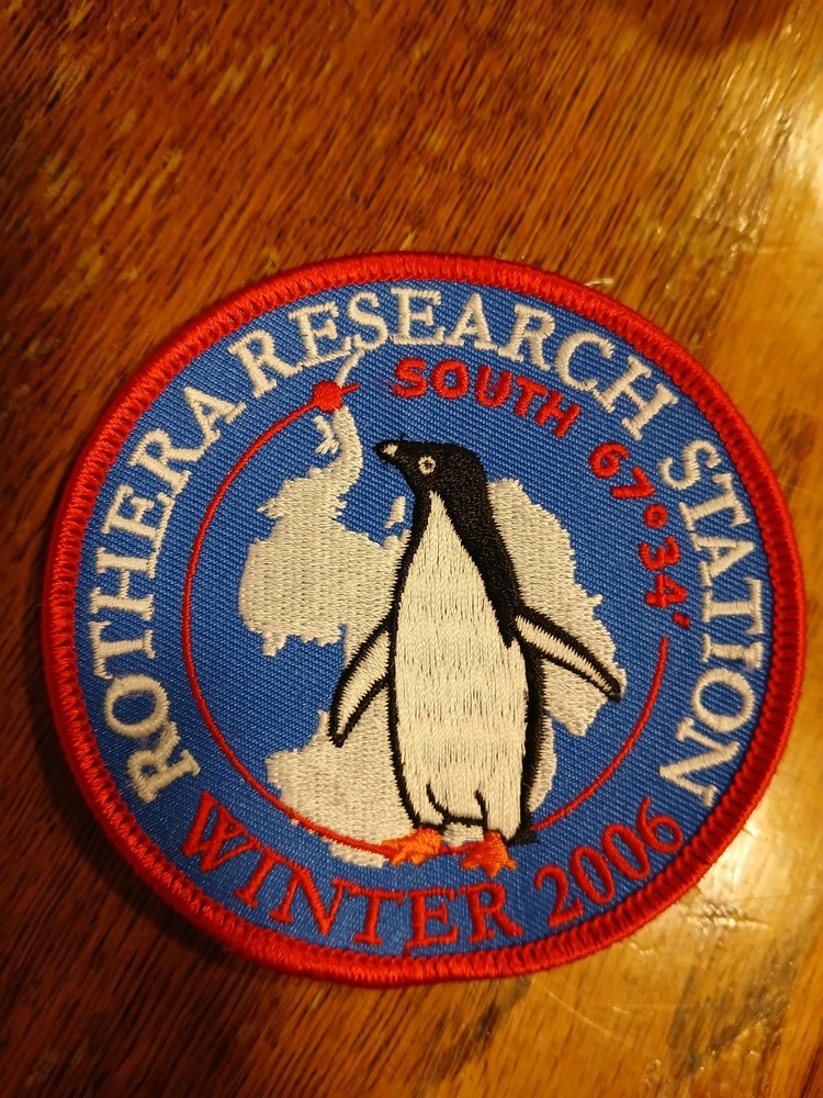 Antarctic Winterers Patch - Rare BAS Rothera 2006