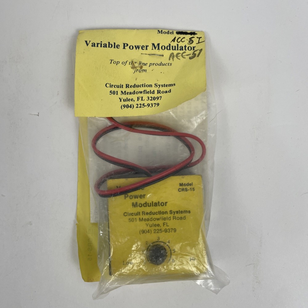 Circuit Reduction Systems variable power modulator CRS-15 for cb radio testing