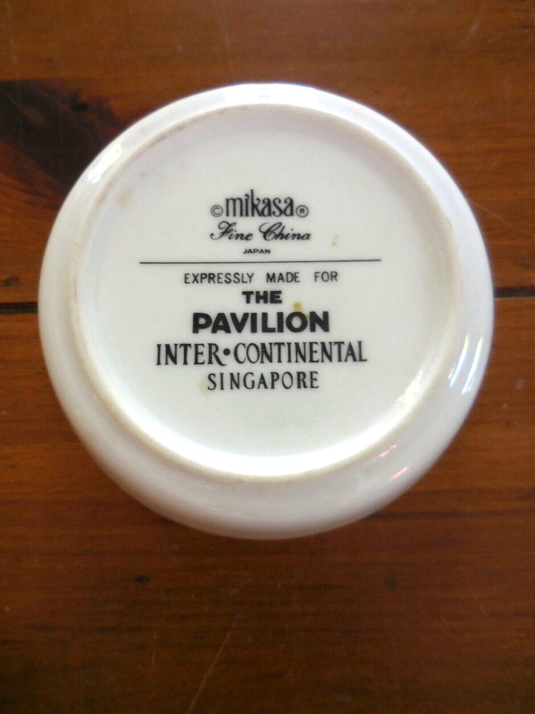 Mikasa Hotel Intercontinental, Singapore, Ashtray