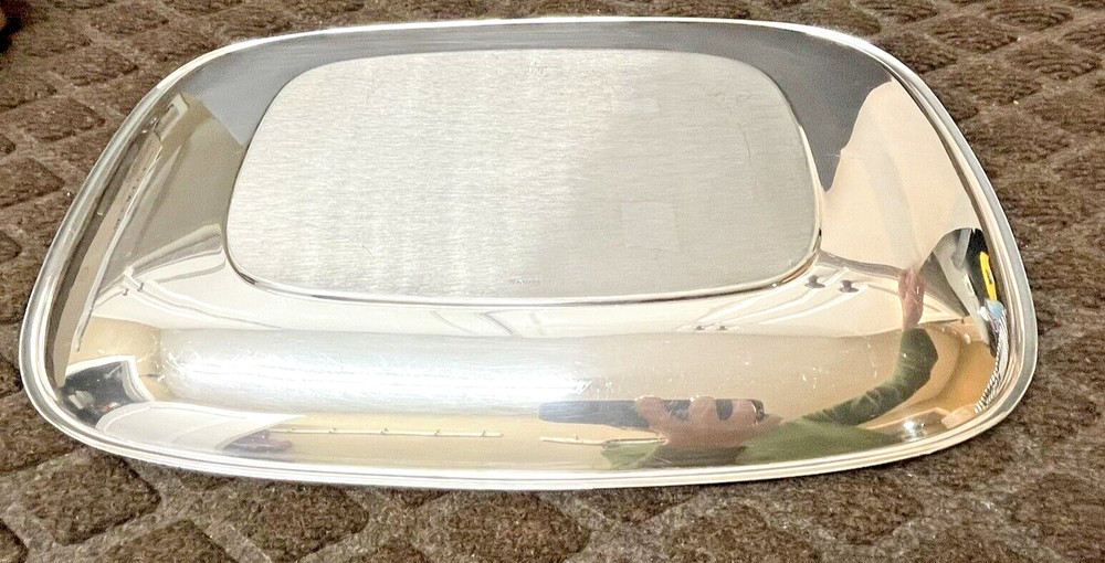 Reed & Barton Sterling Silver 15" Rectangular Tray 784 Gr. W/Monogram