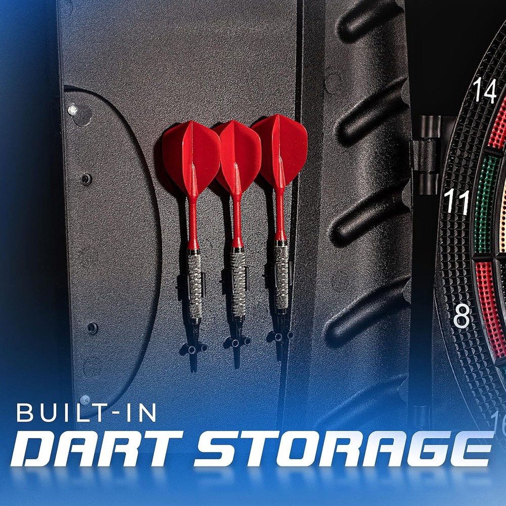 Dart Board Sets with Digital Scoreboard - 6 Darts - 65 Game Variations