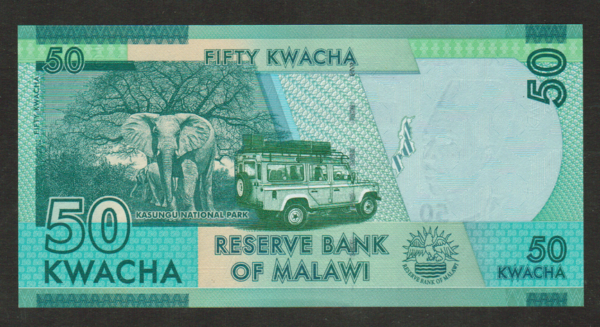 MALAWI BANKNOTE 50 KWACHA 2020 UNC