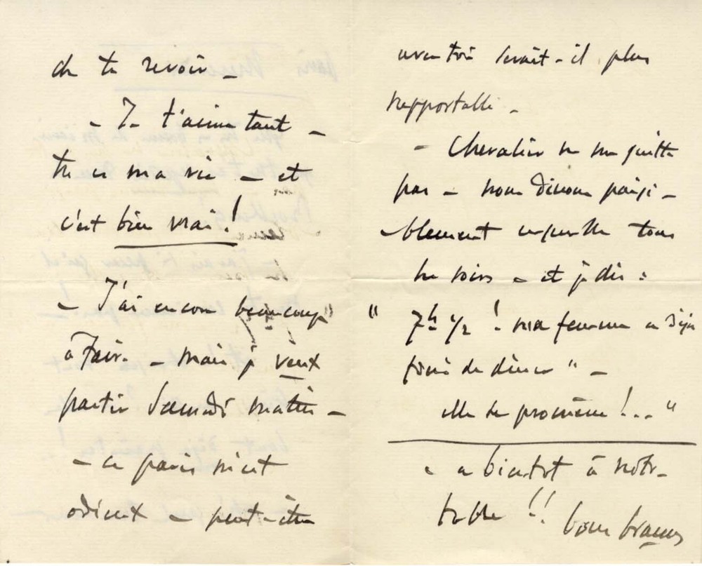 COMPOSER Jules Massenet FOUR autograph letters & enclosures