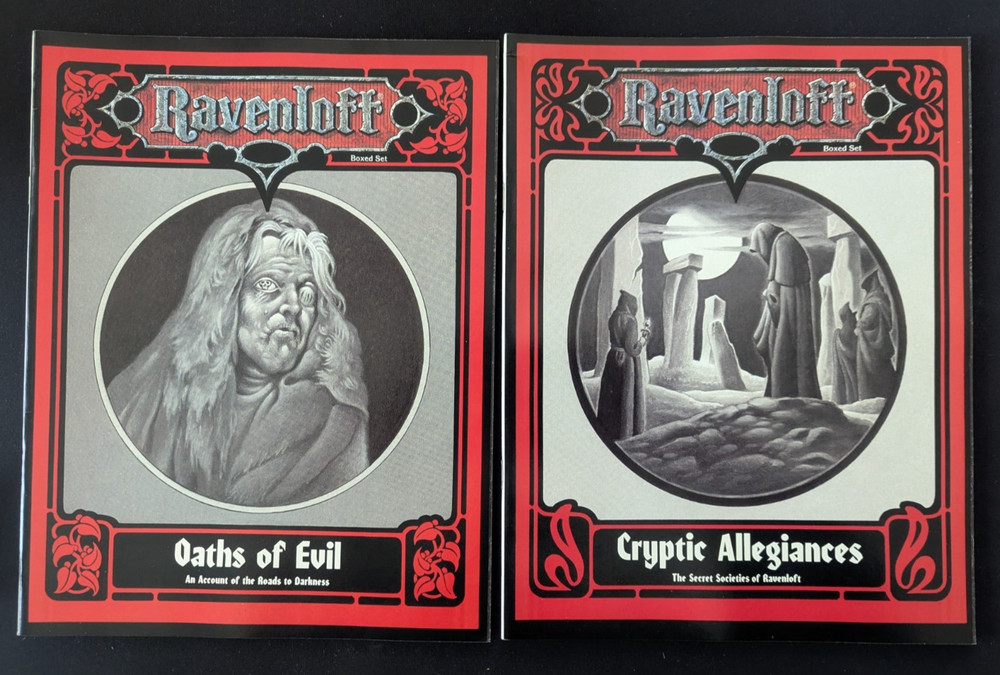 AD&D Dungeons & Dragons Ravenloft Forbidden Lore Boxed Set Vintage