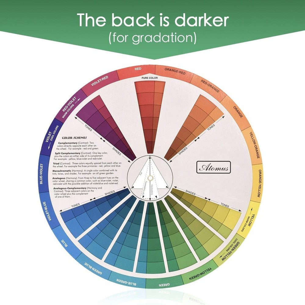 Creative Color Wheel, Paint Mixing Learning Guide Art Class Teaching Tool...