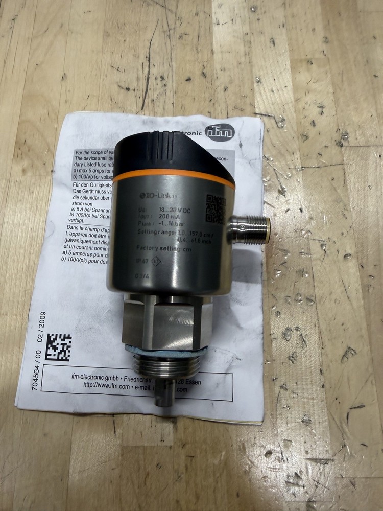 IFM EFECTOR LR8000 LEVEL SENSOR GUIDED WAVE RADAR