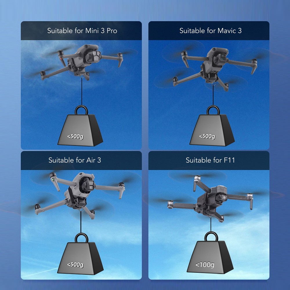 Airdrop System Drone Payload Transport Release Device For Mini 4 Pro For WT