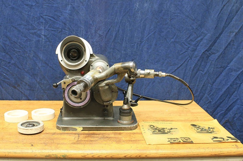 1" Dia. Optima UNIVERSAL DRILL GRINDER, OPTICAL COMPARATOR, NICELY TOOLED