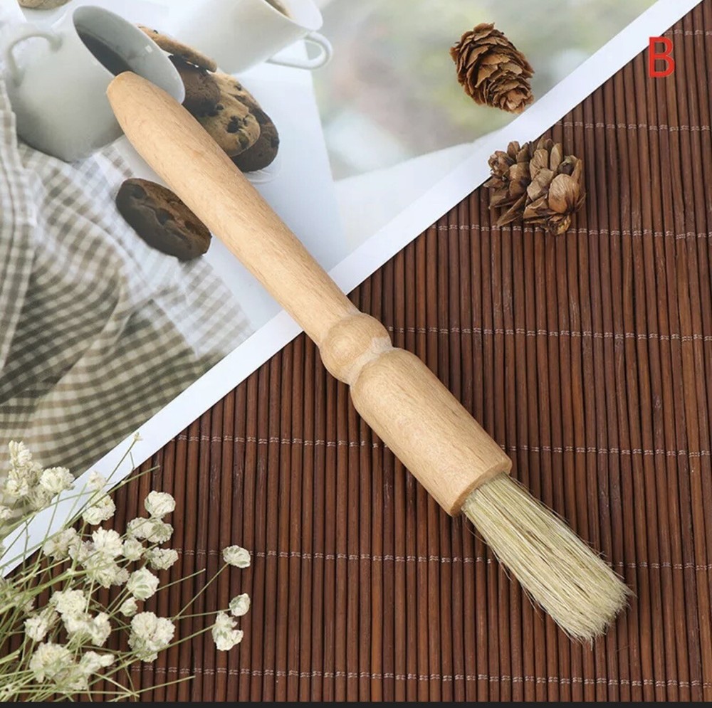 Espresso Spoon Cleaning Brush Machine Grinder Dusting Coffee Powder Brushes SL3