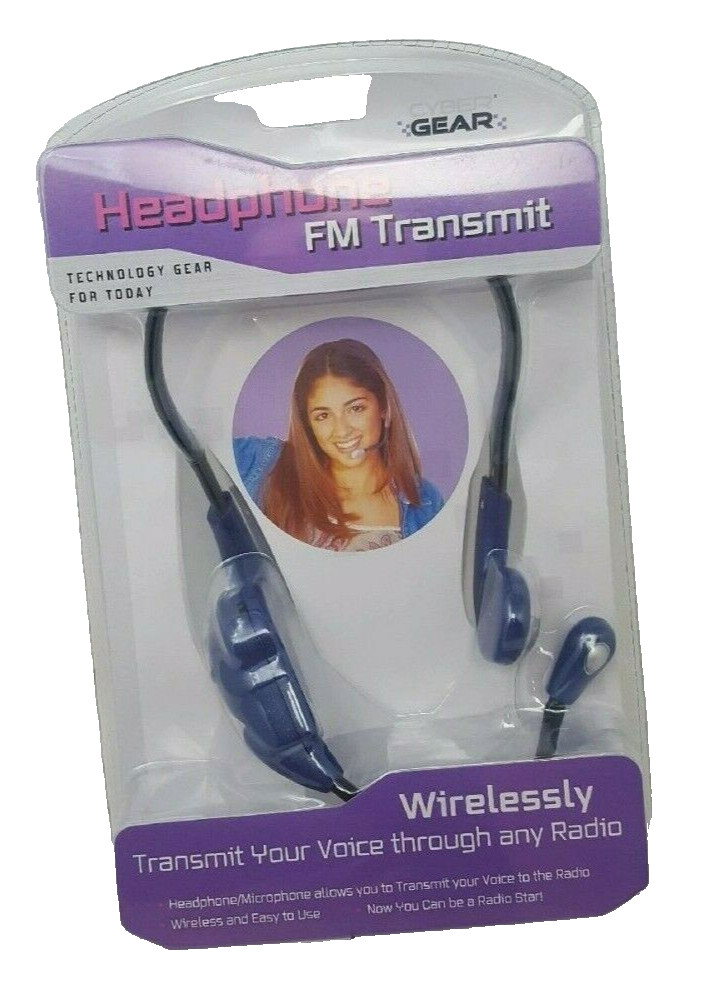Cyber Gear  Headphone Fm Transmit - Dark Blue