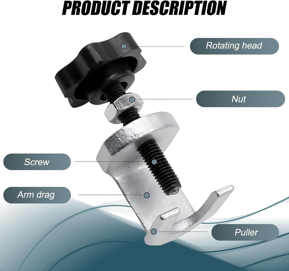 2pcs Car Wiper Arm Puller Windshield Wiper Arm Removal Tools Adjustable Knob