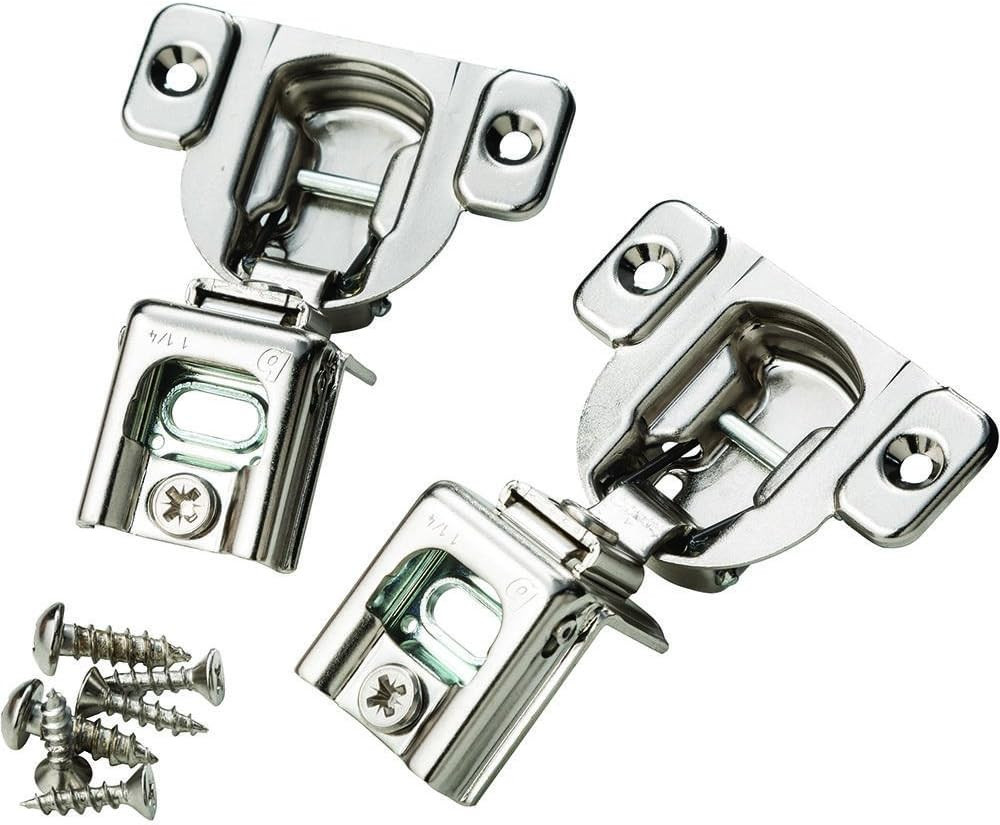3/8'' Overlay 2-Way Face Frame Hinges (Pair)