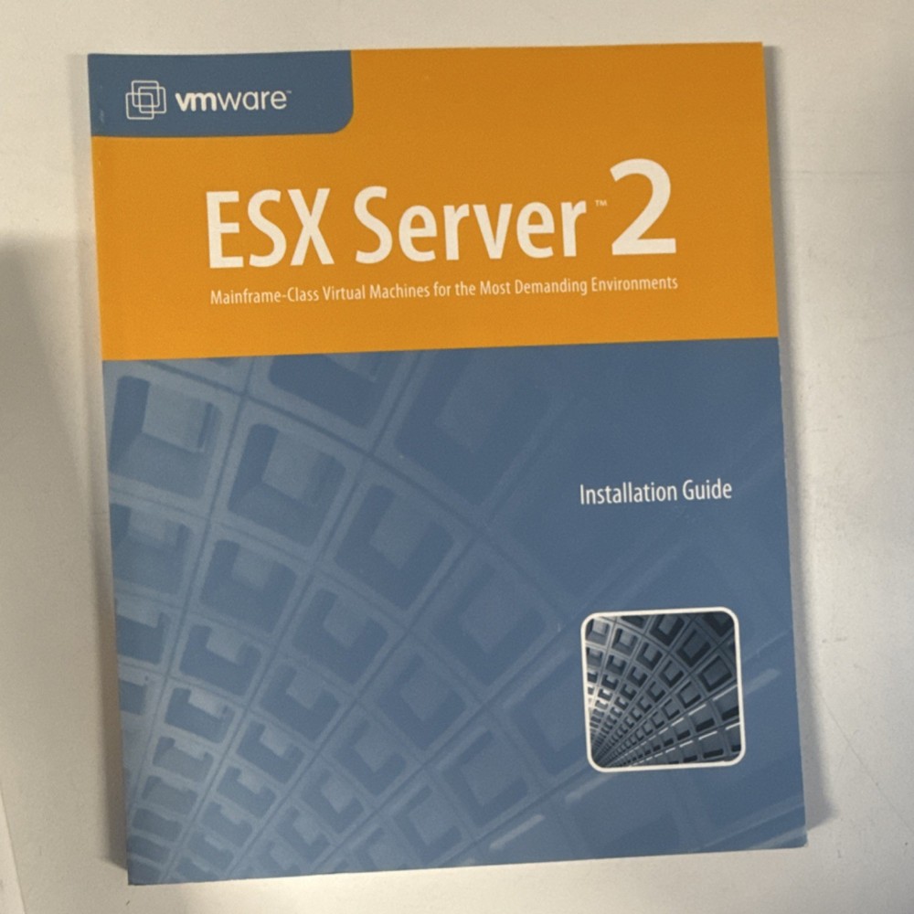 VMware ESX Server 2 & P2V Assistant 2 Manuals English Server Software