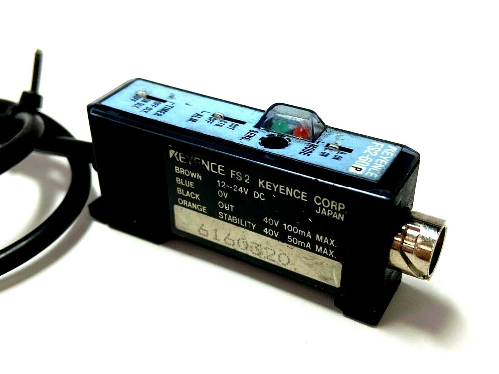 Keyence FS2-60P Fiber Amplifier Cable Type PNP