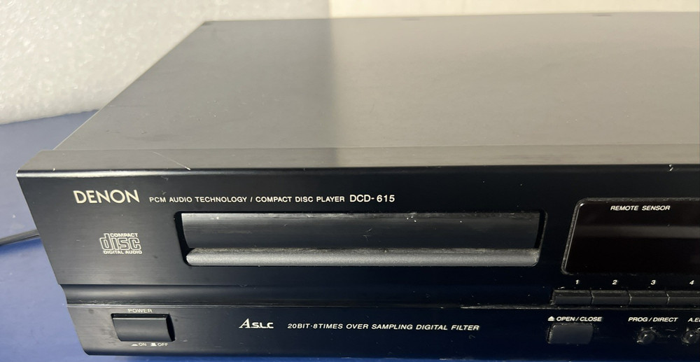 Denon DCD-615 CD Player - 20 Bit 8 Times Over Sampling Digital Filter TESTED!!