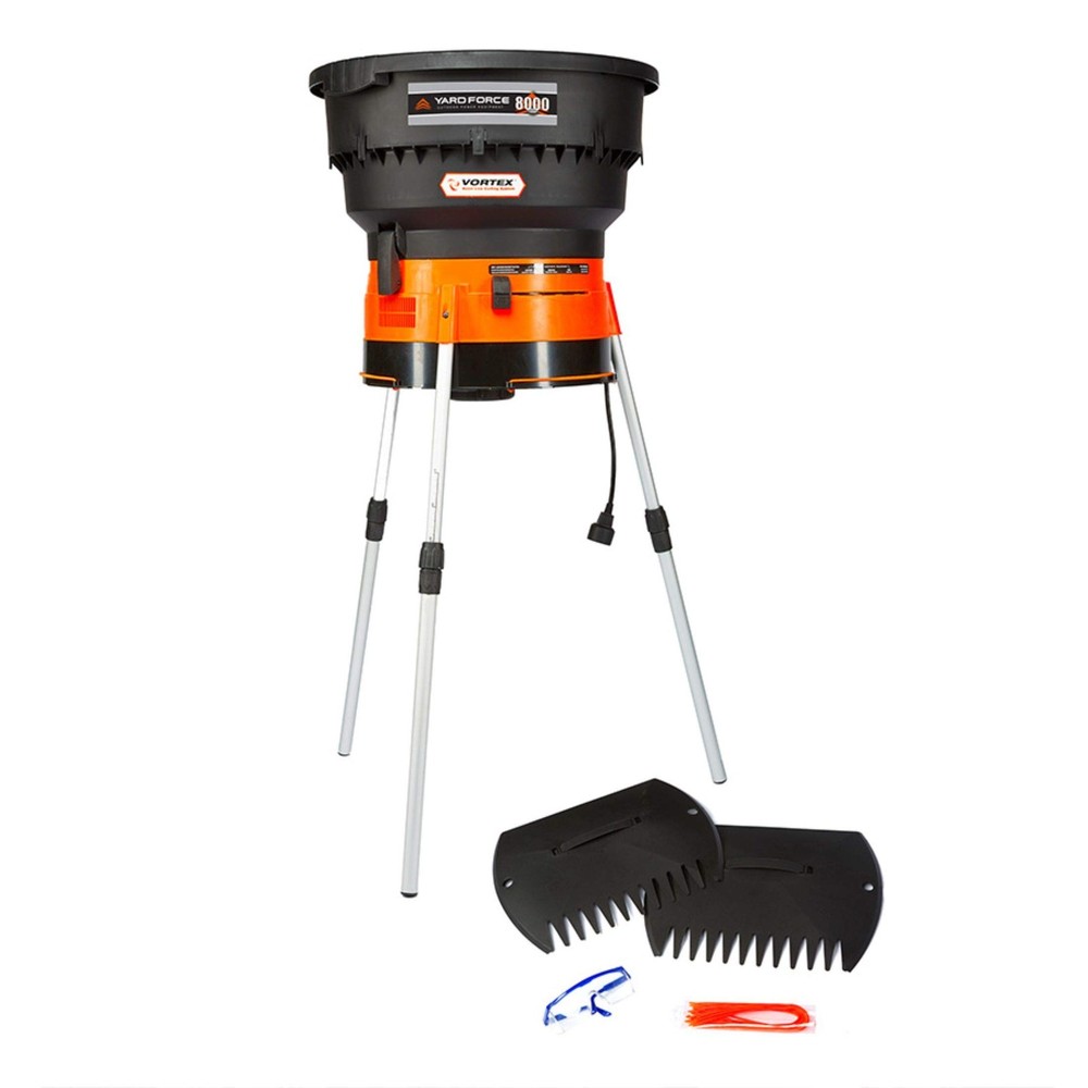 YF8000LS Electric Leaf Mulcher/Shredder with Bonus Accessory Kit, One Size, B...
