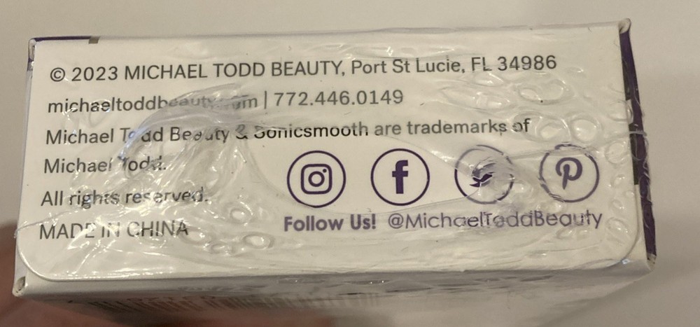 NEW Michael Todd Beauty SONICSMOOTH 8 Safety Tips Replacement Kit Microderm