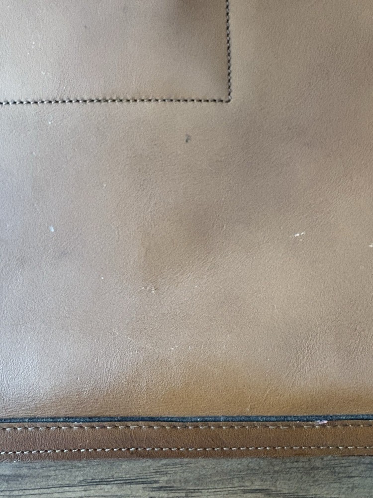 Vintage TWA First Flite Travel Case Leather Attache Briefcase