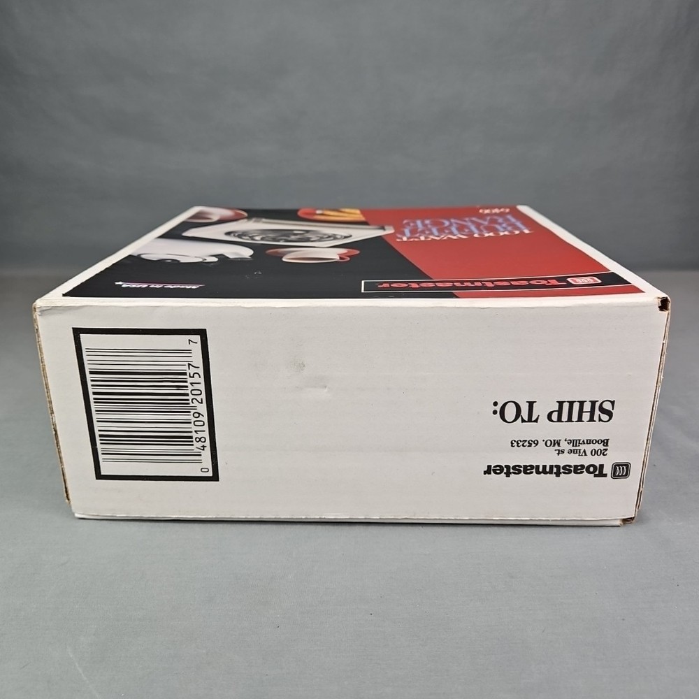 Hot Plate Toastmaster Deluxe Buffet Range Model 6406 SEALED Original Box