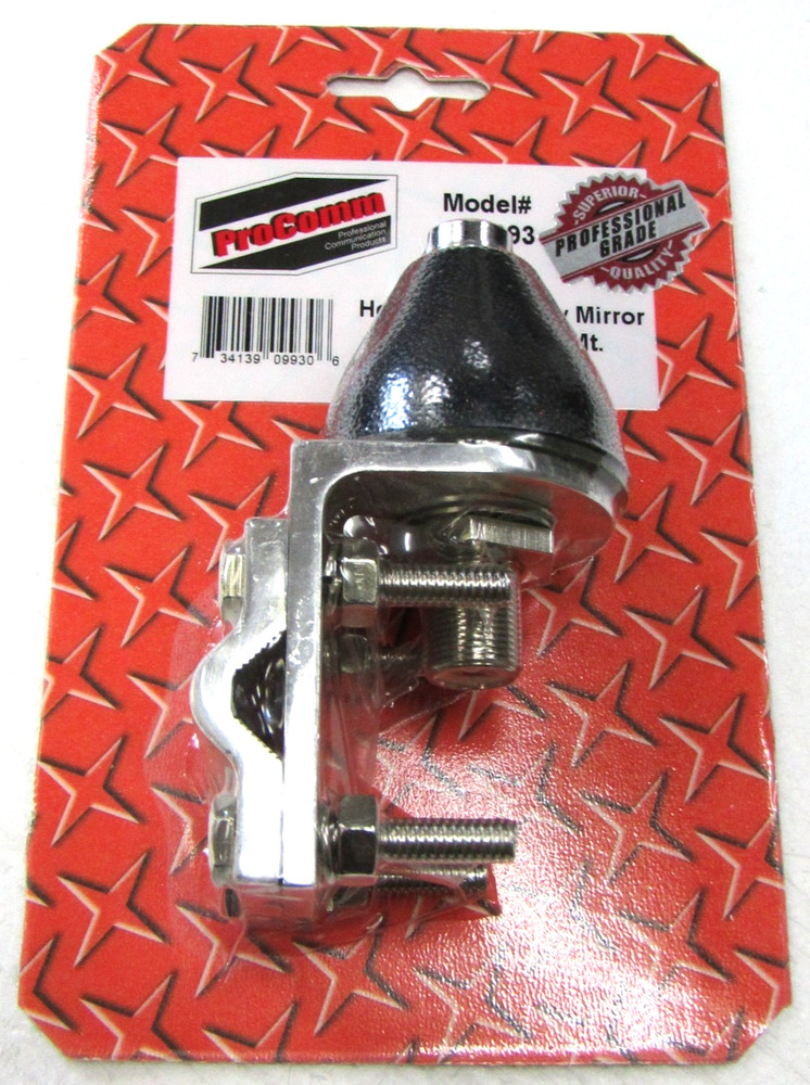 ProComm JBC993 Deluxe Single Groove Mirror Mount with SO-239 Beehive Stud Mount