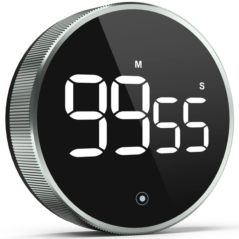 Digital Kitchen Timer, 3.8'' Large LED Display Countdown Countup Timer, Timer...