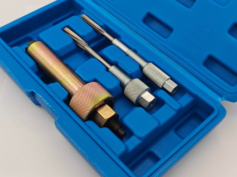 Glow Plug Puller Reamer Set Electrodes Removal Extracting Plugs Tool For Benz