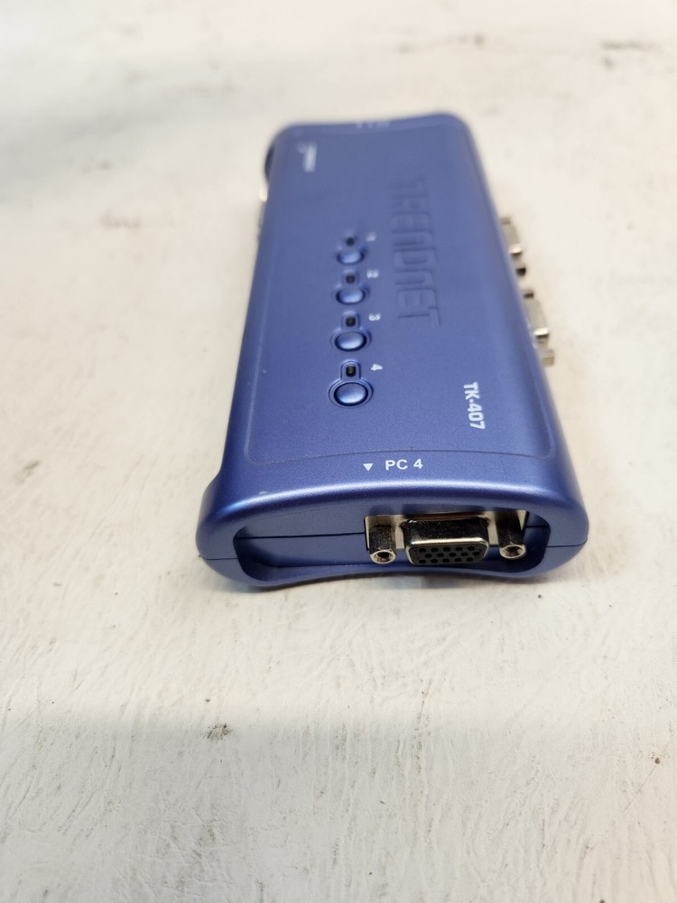 TRENDnet TK-407 4-Port USB KVM Switch UNIT ONLY