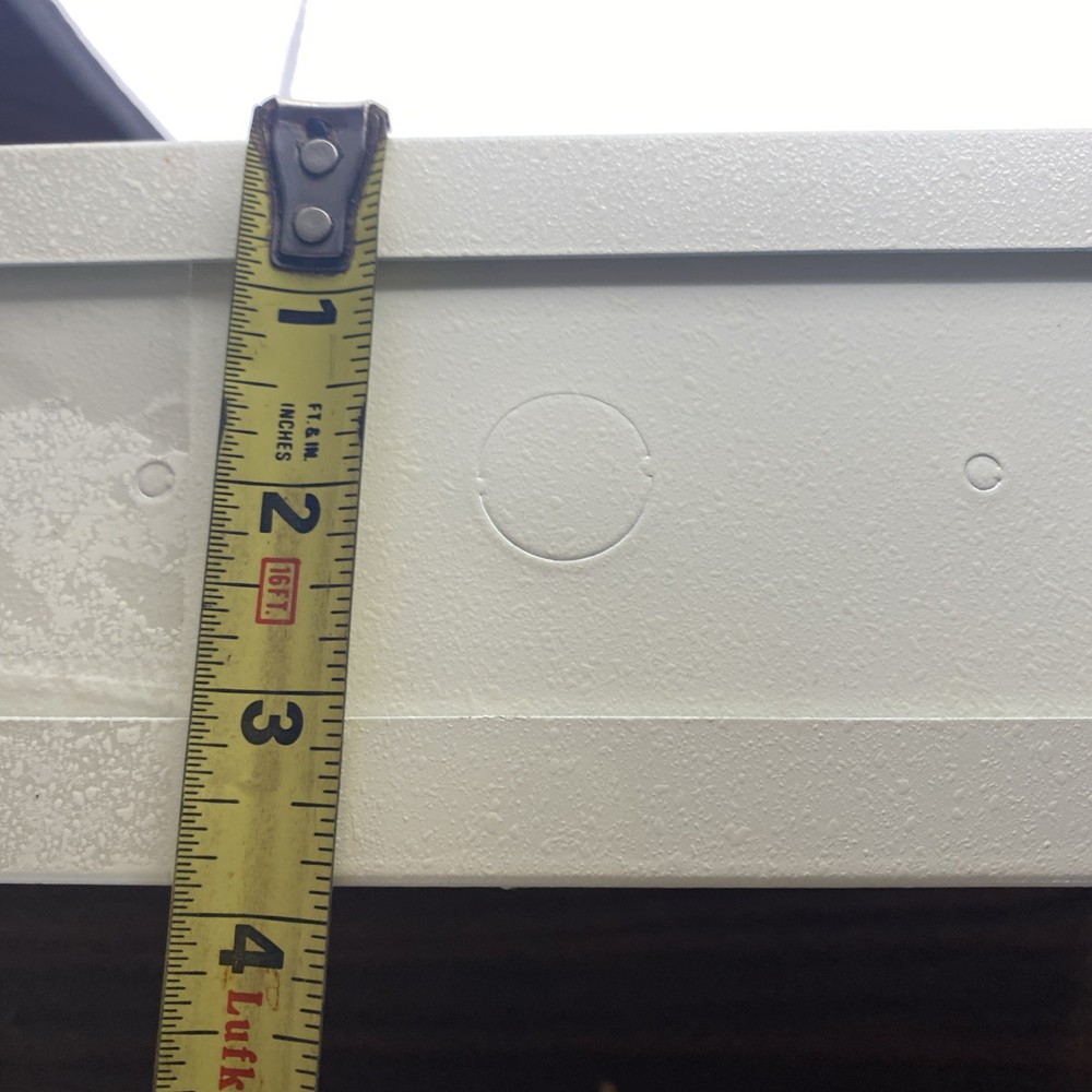 Exitronix 603 Steel Direct View Exit Sign Single Face White 603D 603U READ DESC