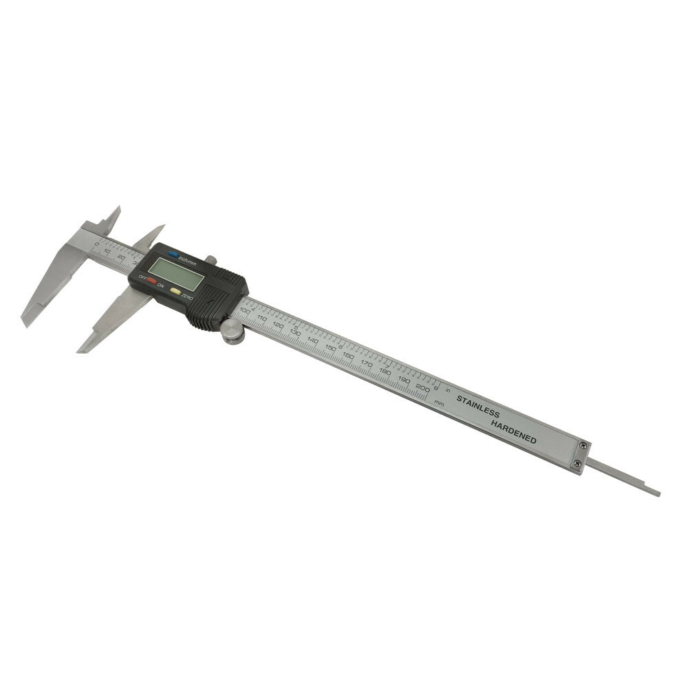 8" Large LCD Electronic Digital Caliper Range 0-8"/0-200mm