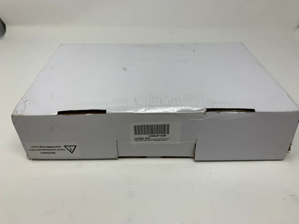 Ciata Lighting All LED Decorative Exit Sign / Emergency Light Combo with Backup